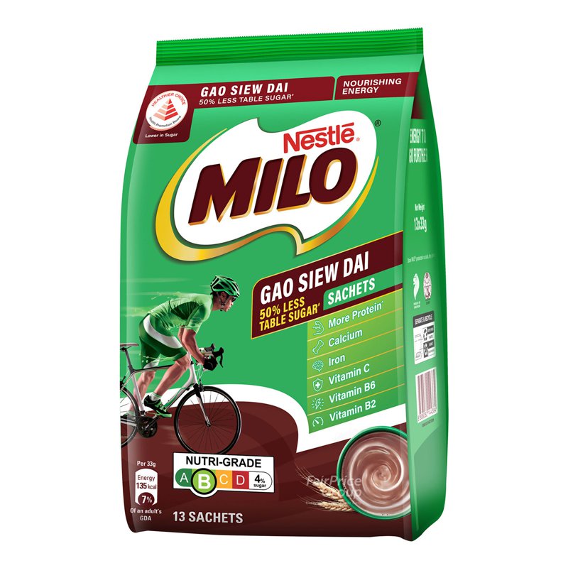 Milo Instant Chocolate Malt with Milk - Gao Siew Dai
