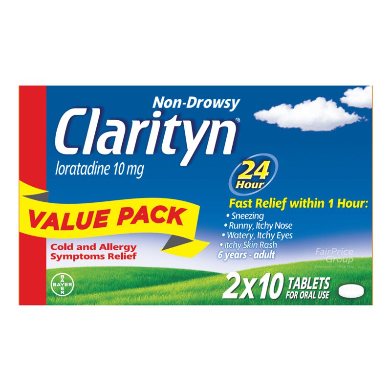 Clarityn 24hr Allergy Relief 2 x 10 per pack