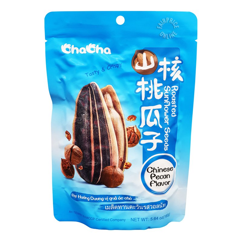 CHA CHA ChaCha Roasted Sunflower Seeds - Chinese Pecan