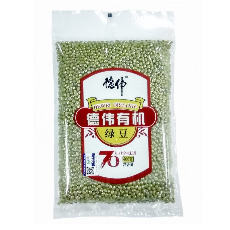 Dewei Organic Green Bean 400g