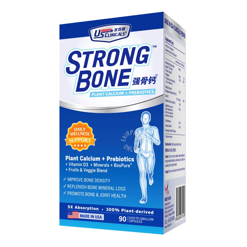 US Clinicals Strong Bone Capsules 90 per pack