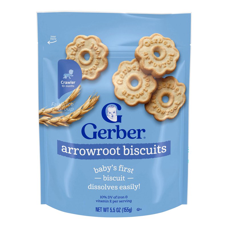 Gerber Baby Biscuits - Arrowroot
