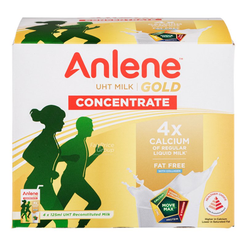 Anlene Gold Concentrate Uht Milk - Fat Free with Collagen