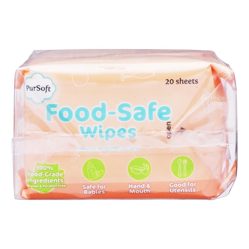 PurSoft Food-Safe Wipes 2 x 20 per pack
