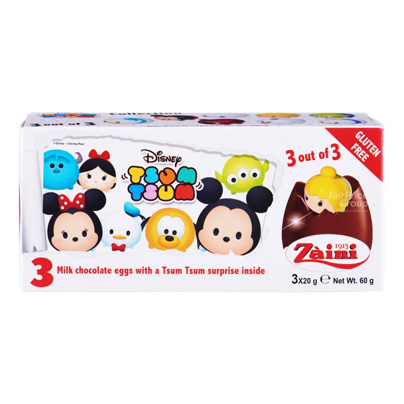 ZAINI Disney Milk Chocolate Egg - Tsum Tsum Collection