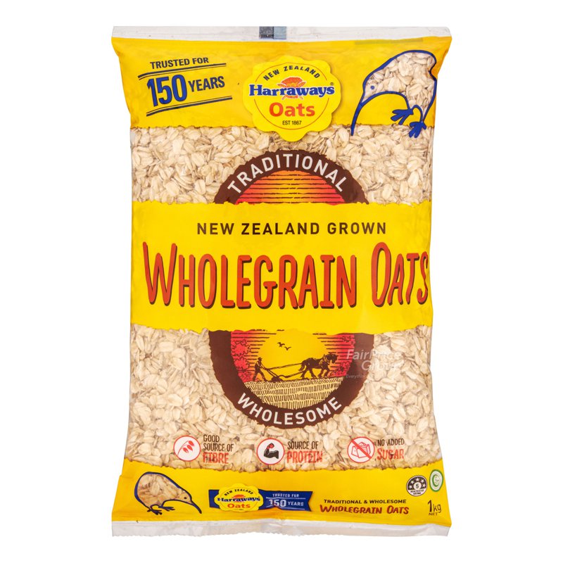 HARRAWAYS Wholegrain Oats - Traditional