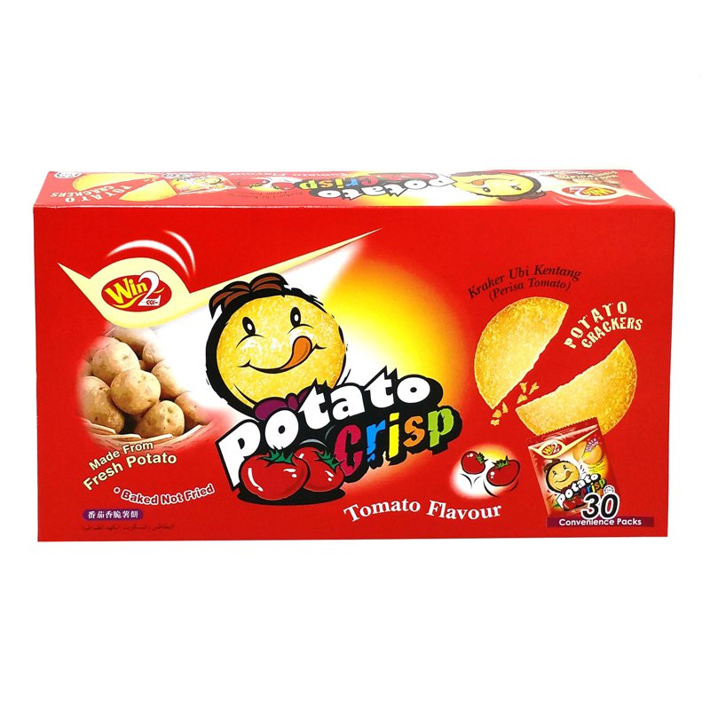 Win2 Baked Potato Crisp Crackers - Tomato
