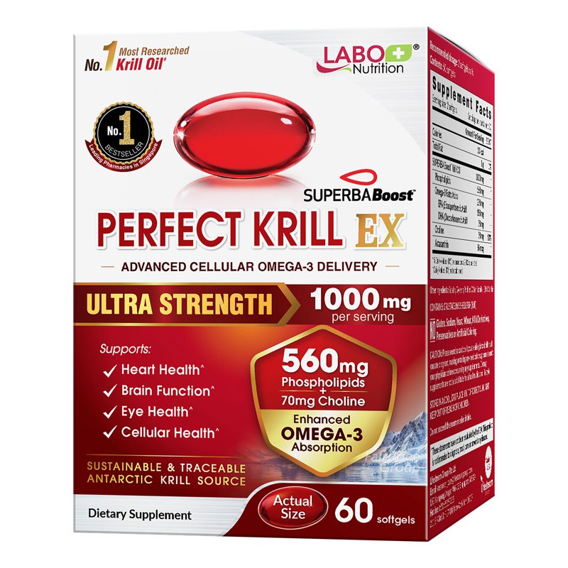 Labo Nutrition Health Supplement - Perfect Krill 60 per pack