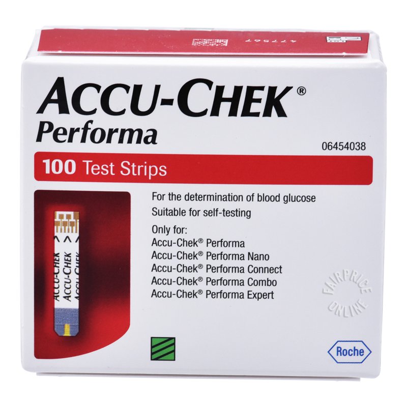 Accu-Chek Performa Test Strips 100 per pack