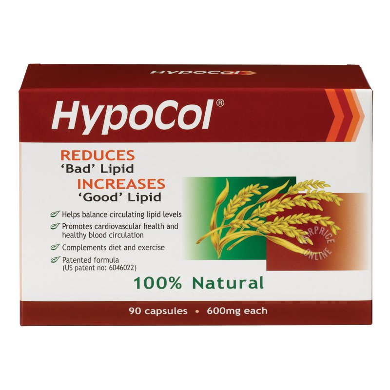 HypoCol Health Supplements Capsules 3 x 90 per pack