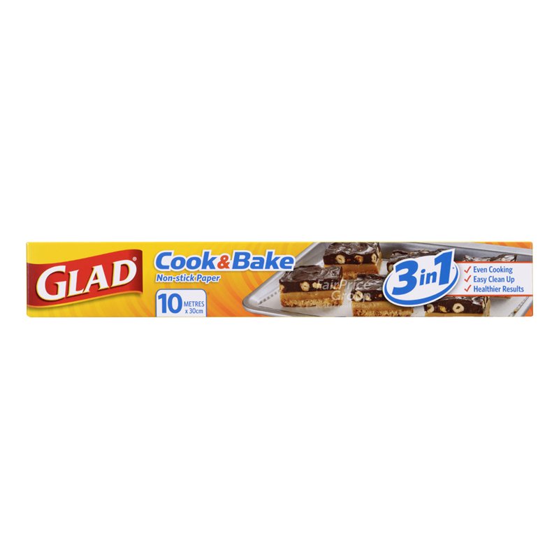 Glad Cook & Bake Non-stick Paper (10m) 1 per pack