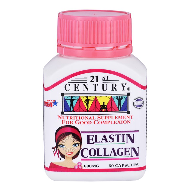 21st Century Supplement Capsules - Elastin Collagen 50 per pack