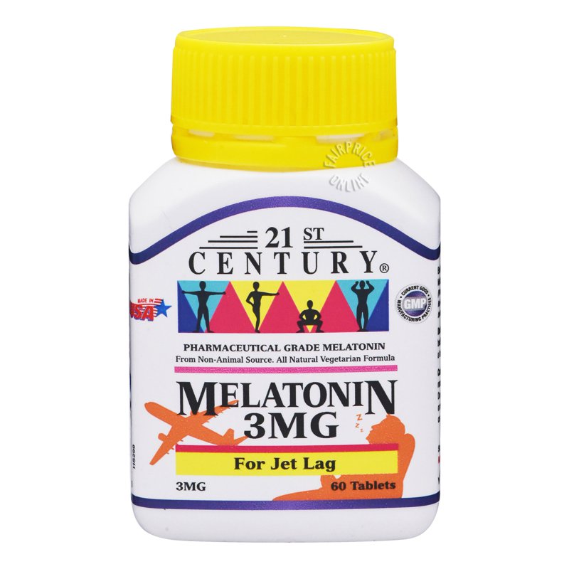 21st Century Melatonin Tablets - Jet Lagged 60 per pack
