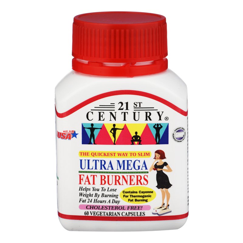 21st Century Supplement Capsules - Ultra Mega Fat Burners 60 per pack