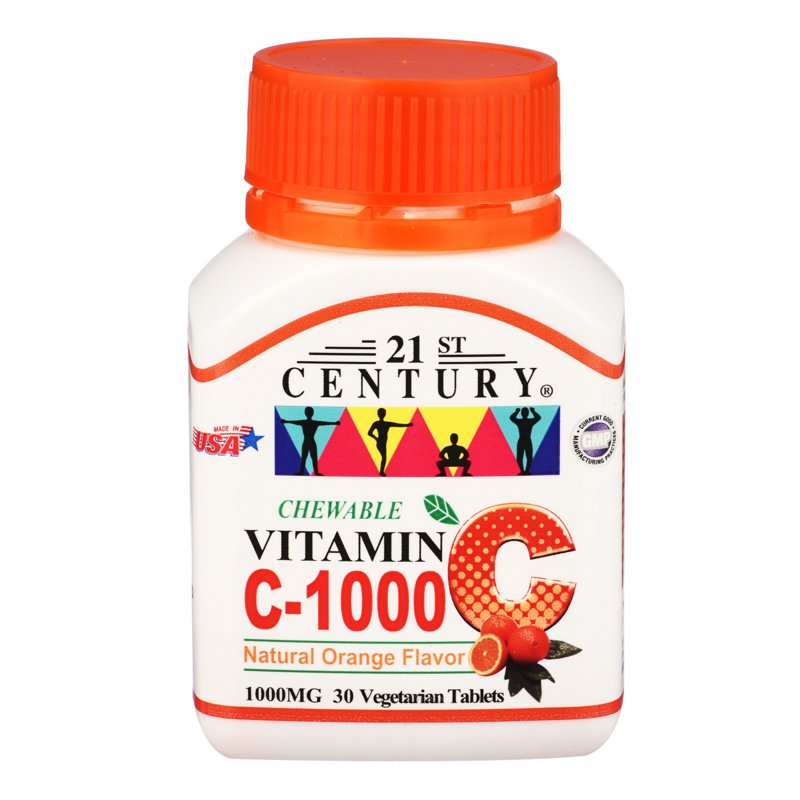 21st Century Vitamin Tablets - C-1000 (Chewable) 30 per pack