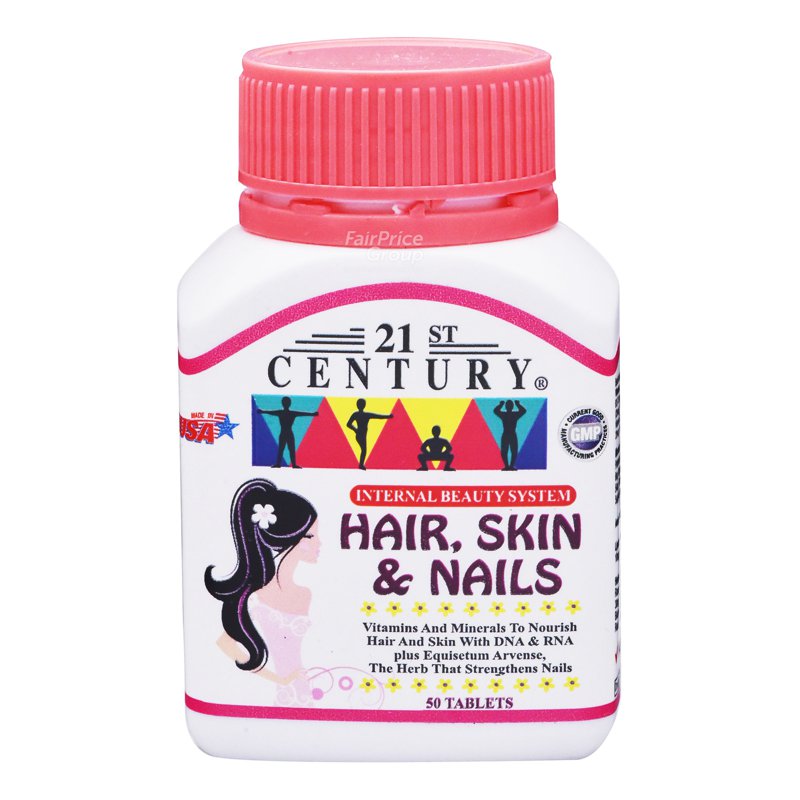 21st Century Hair Skin & Nails Vitamin Tablets 50 per pack