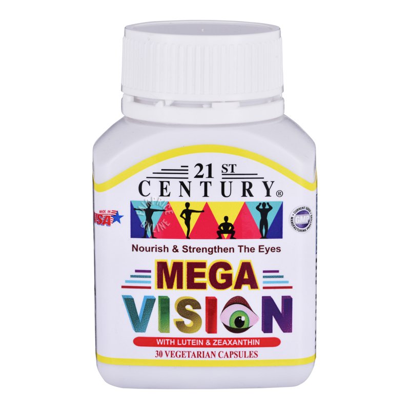 21st Century Vegetarian Capsules - Mega Vision 30 per pack