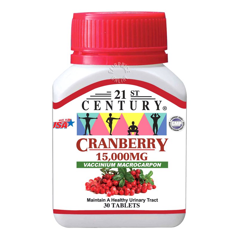 21st Century Cranberry (Vaccinum Macrocarpon) 30 per pack