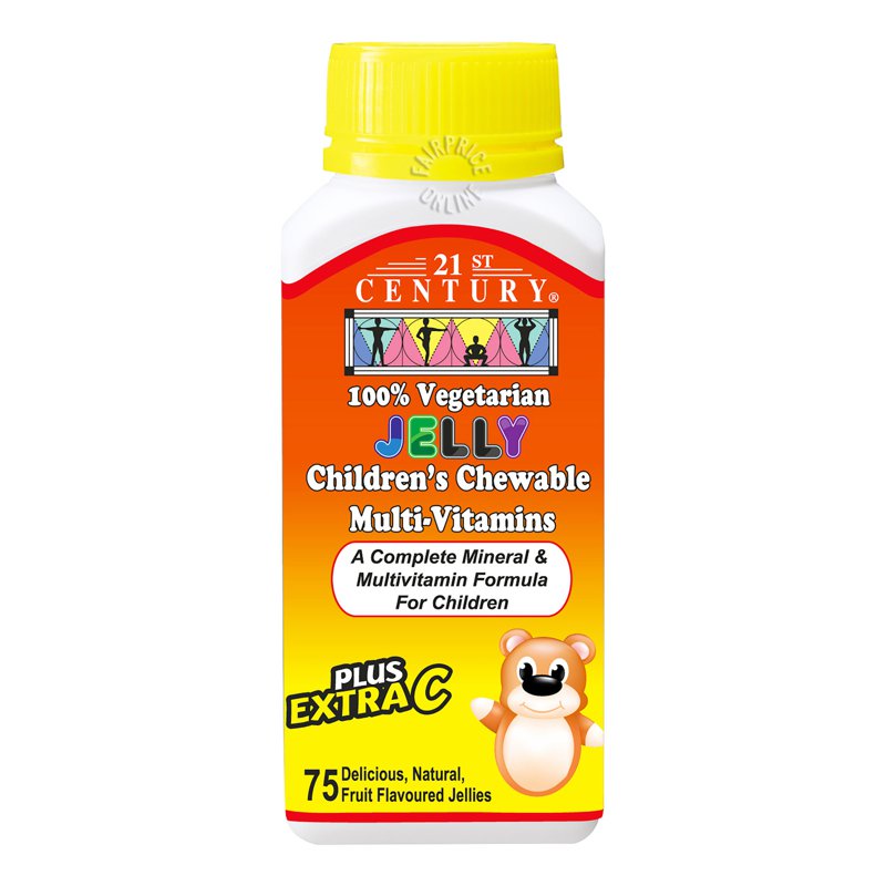 21st Century Children's Chewy Multi-Vitamins - Jelly 75 per pack
