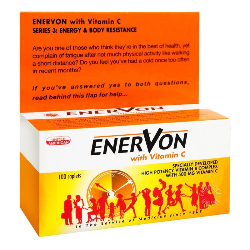 EnerVon Vitamin C Caplets 100 per pack