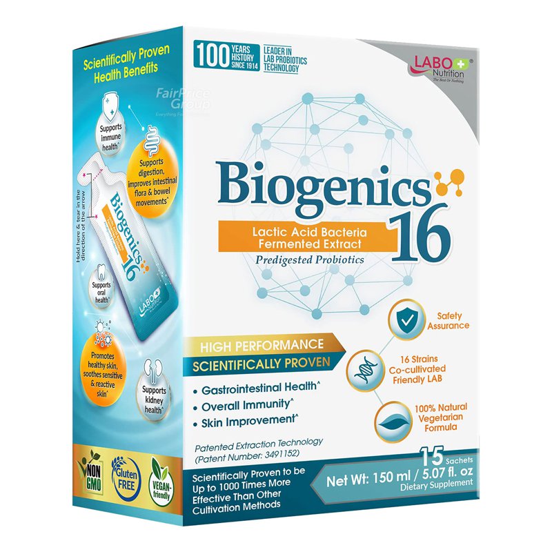 Labo Nutrition Biogenics 16 Health Supplement