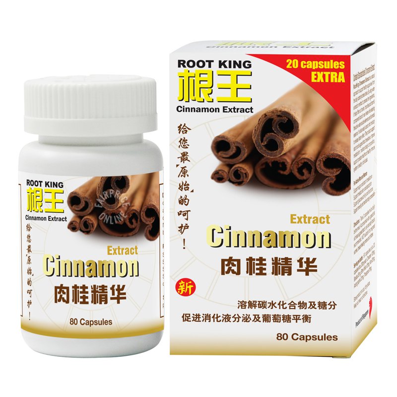 Root King Cinnamon Extract 60 + 20 per pack