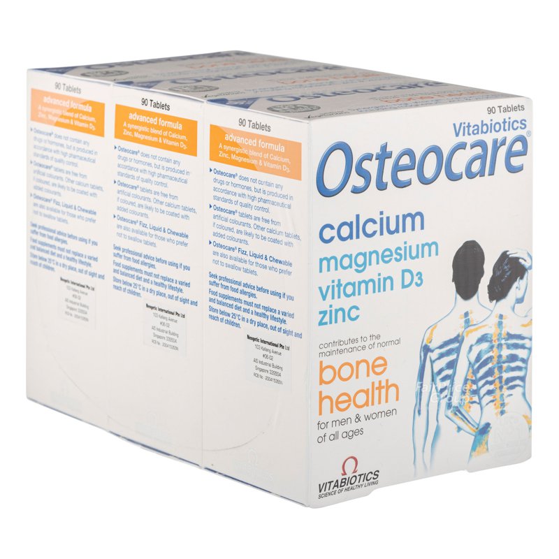 Vitabiotic Tablets - Osteocare 3 x 90 per pack