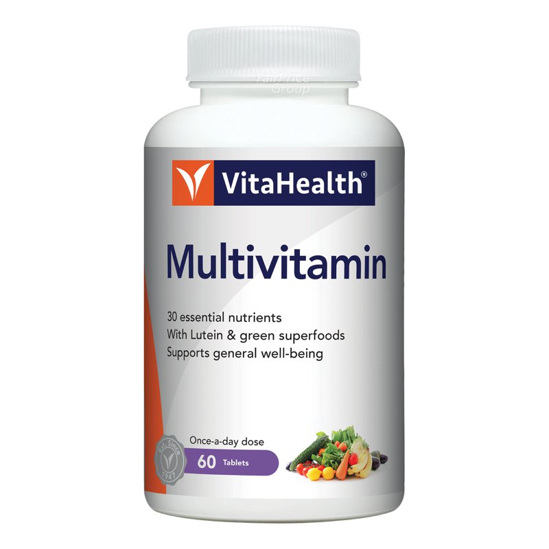 VitaHealth Vegetarian Multivitamin Tablets 60 per pack
