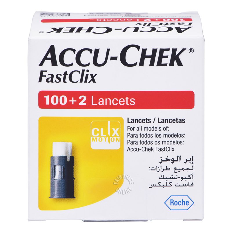 Accu-Chek Lancets - FastClix 102 per pack
