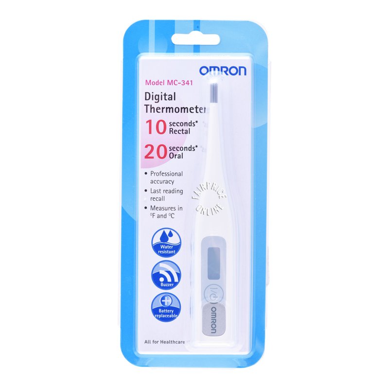 OMRON MC-341 Fast Reading Digital Thermometer 1 per pack