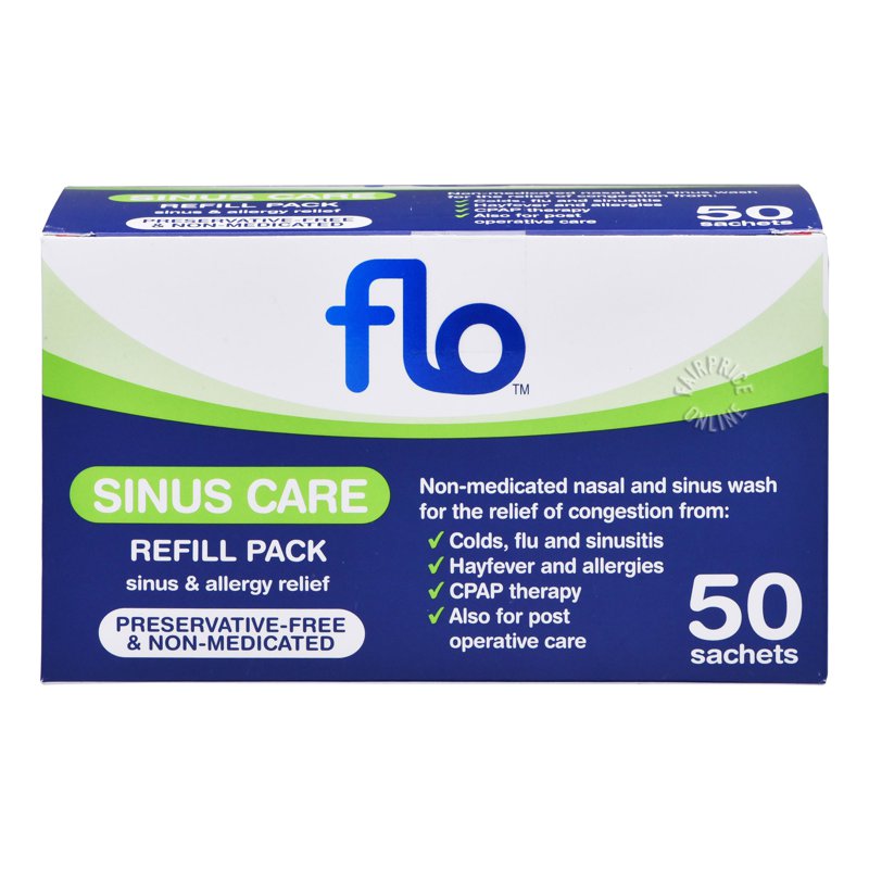 Flo Sinus Care Sinus & Allergy Relief Refill 50 per pack
