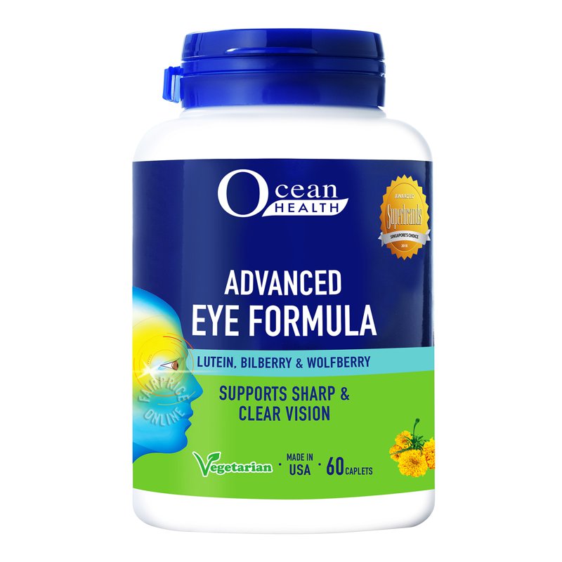 Ocean Health Advanced Eye Formula Caplet (Vegeterian) 60 per pack
