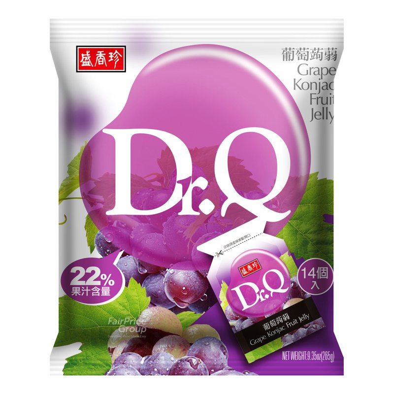 Sheng Hsiang Jen Dr. Q Konjac Fruit Jelly - Grape