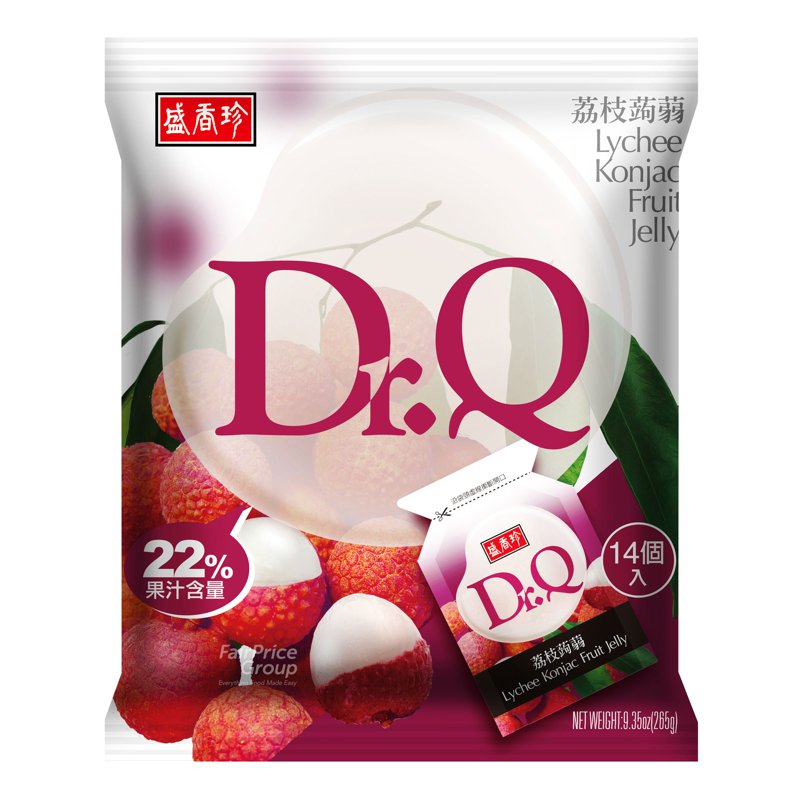 Sheng Hsiang Jen Dr. Q Konjac Fruit Jelly - Lychee