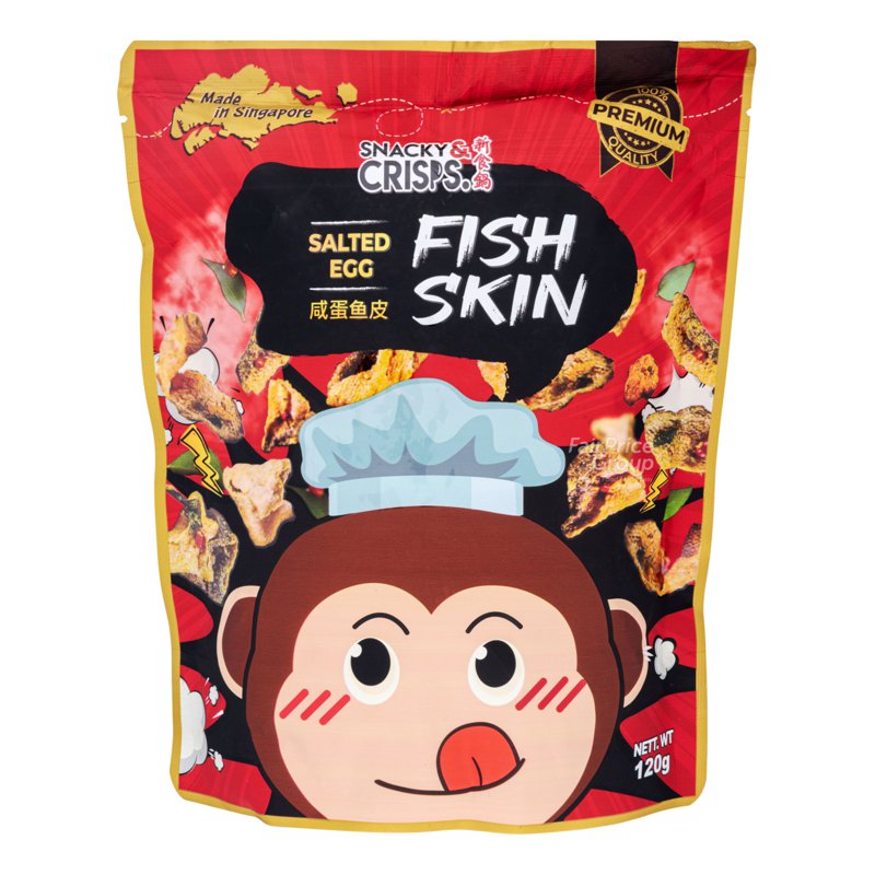 Snacky & Crisps Salted Egg - Fish Skin