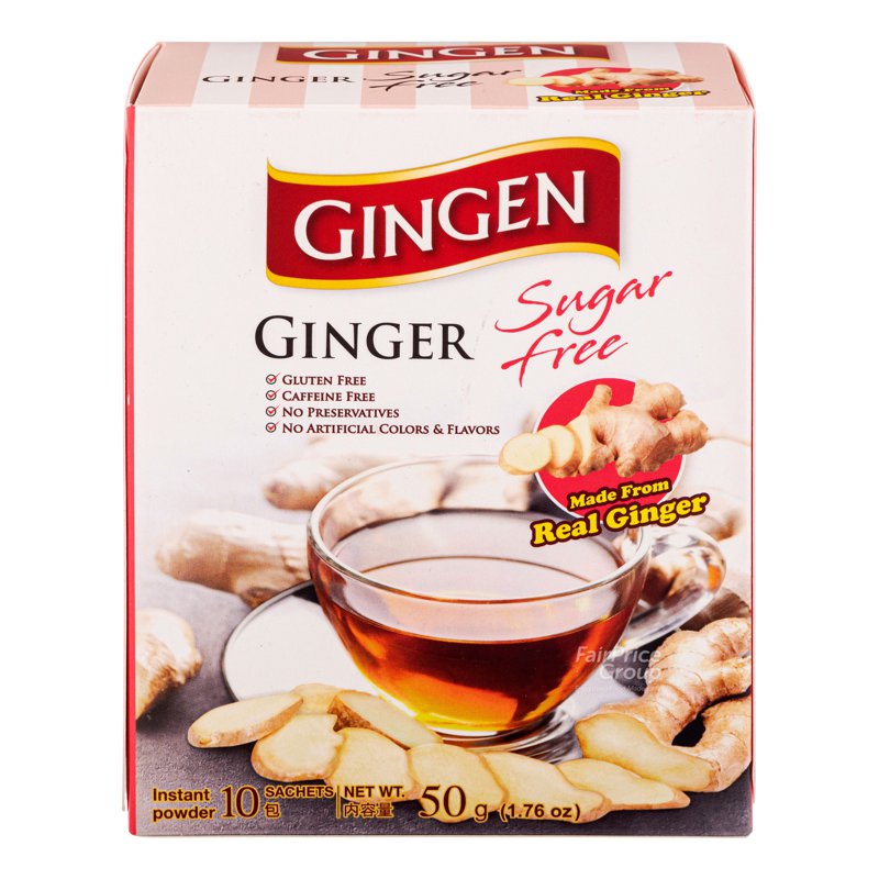 Gingen Instant Ginger Powder - Sugar Free (Low Calories)
