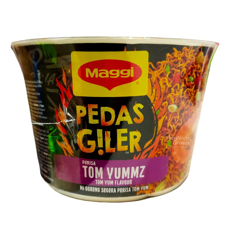Maggi Hot Heads Instant Bowl Noodle - Tom Yum Mee Goreng