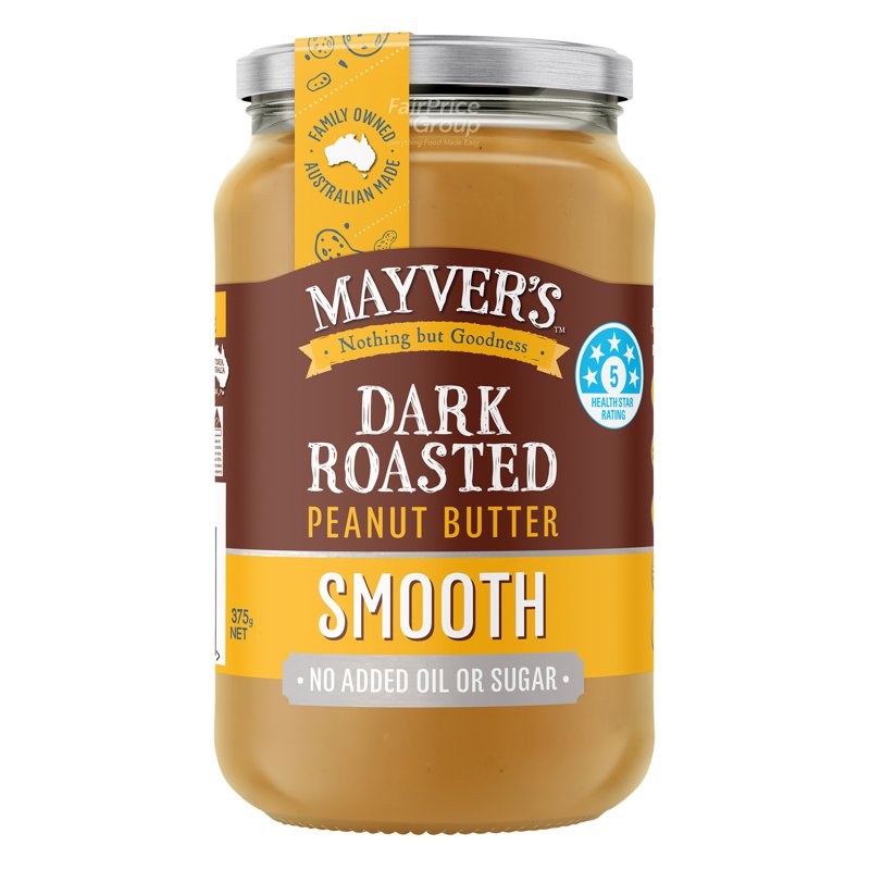 Mayvers Mayver's Dark Roasted Peanut Butter - Smooth
