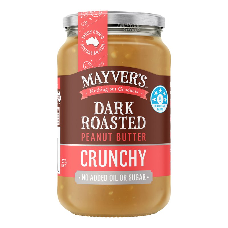 Mayvers Mayver's Dark Roasted Peanut Butter - Crunchy