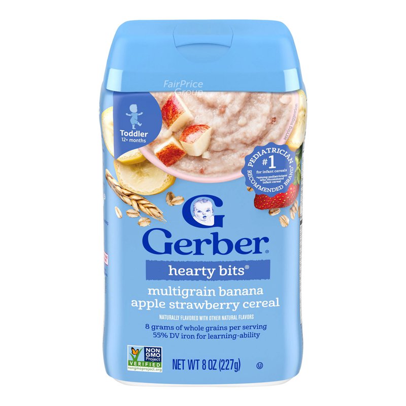 Gerber Baby MultiGrain Cereal - Banana- Apple & Strawberry