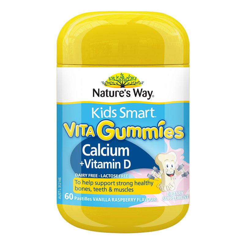 Nature's Way Kids Smart Calcium + Vitamin D 60 per pack