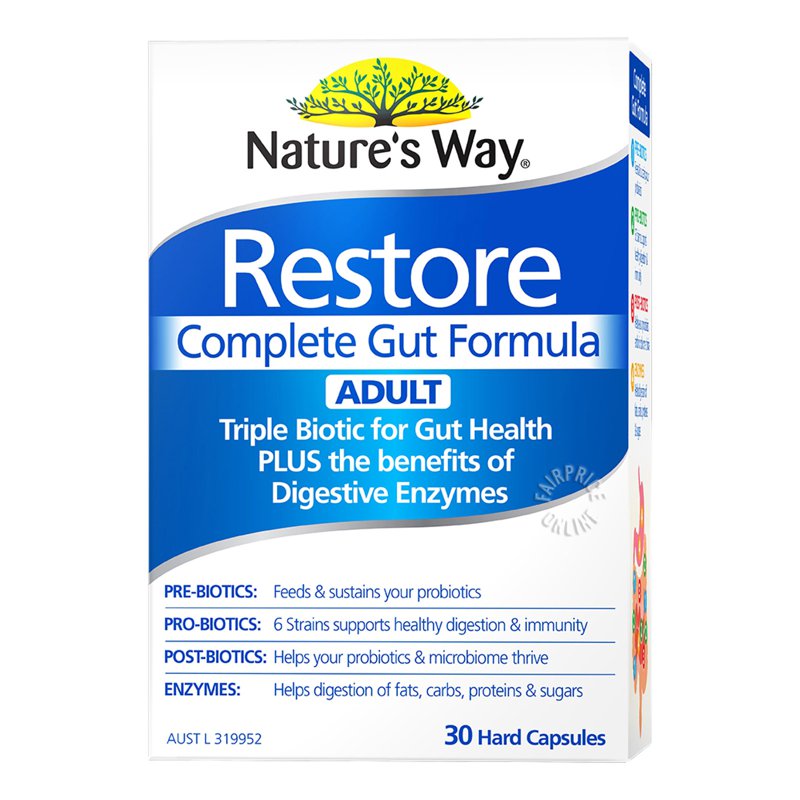 Nature's Way Restore Complete Gut Formula - Adult 30 per pack