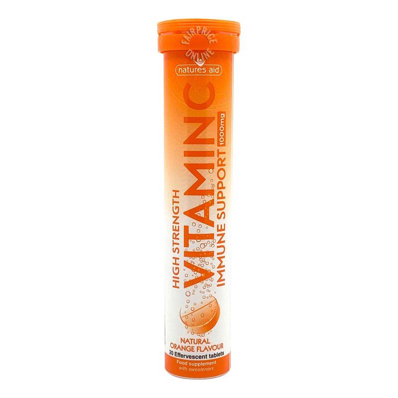 Nature's Aid Vitamin C 1000mg Effervescent 20 per pack