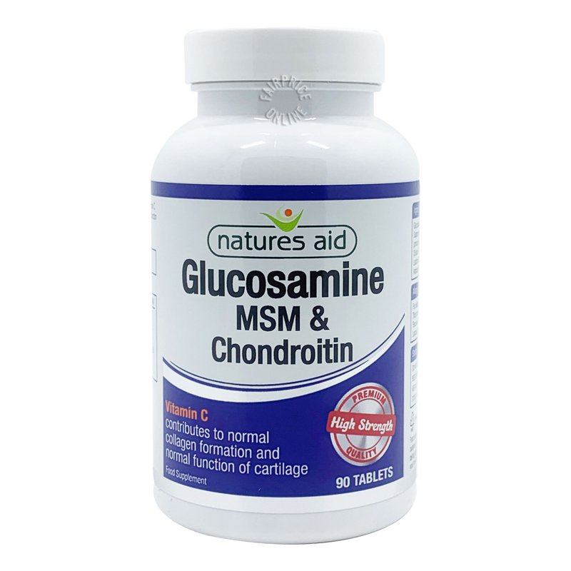 Natures Aid Glucosamine MSM & Chondroitin 90 per pack