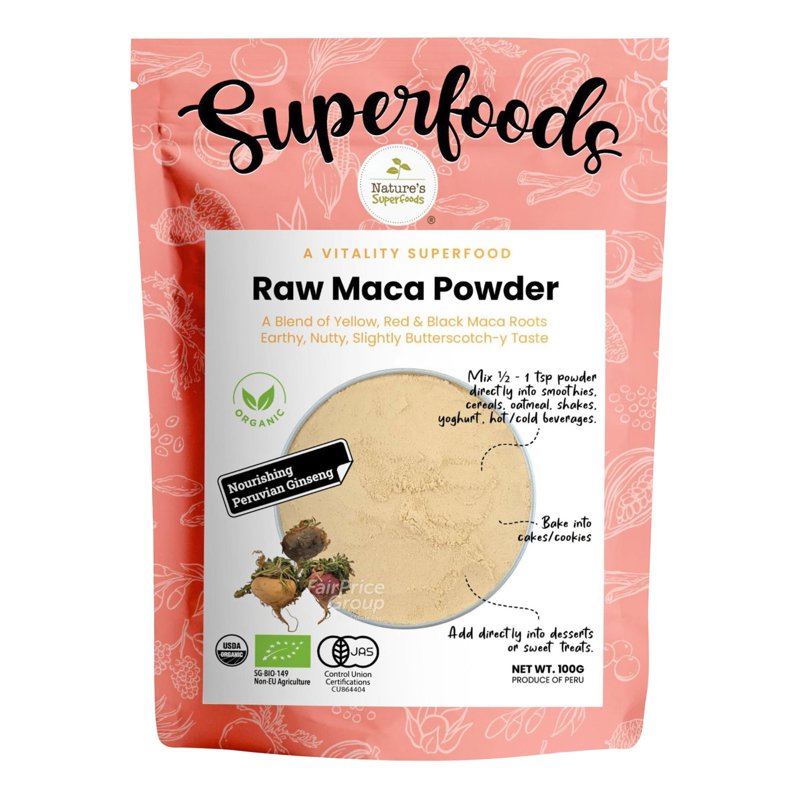 Superfoods Nature's Superfoods Organic Raw Powders - Maca