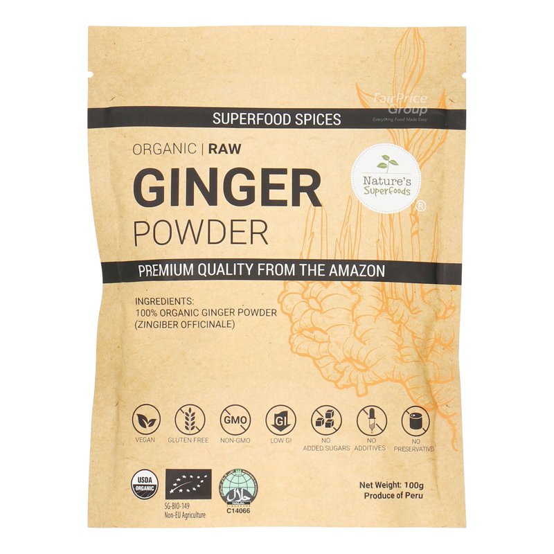 Superfoods Nature's Superfoods Organic Raw Powder - Ginger