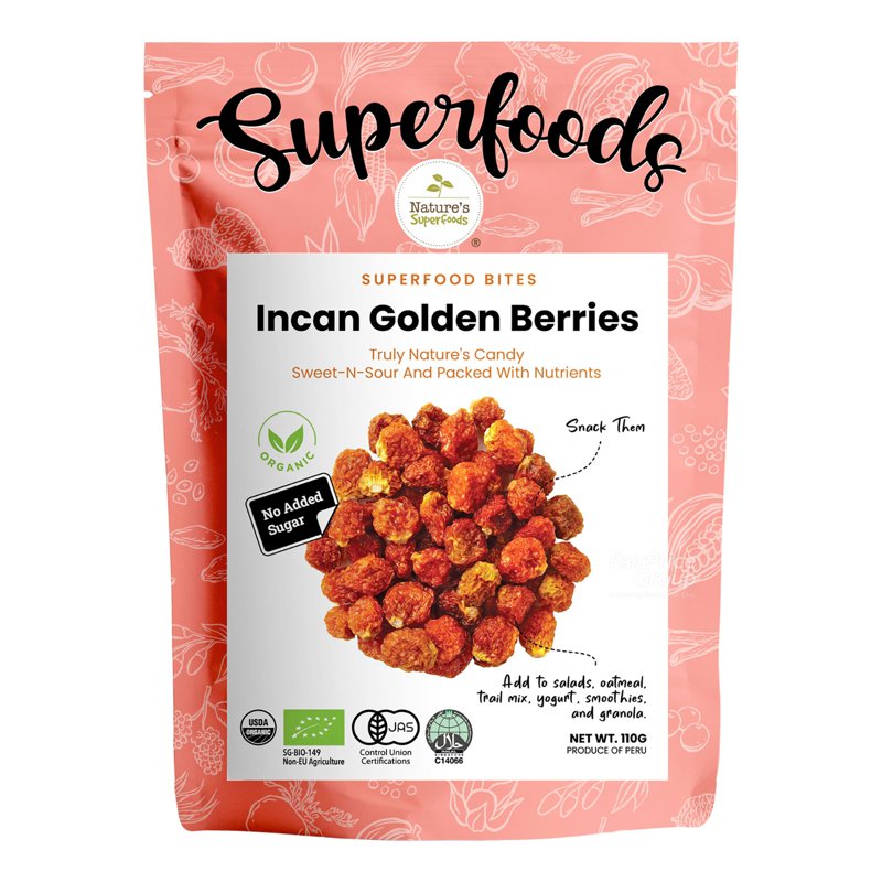 Superfoods Nature's Superfoods Organic Bites - Incan Golden Berries