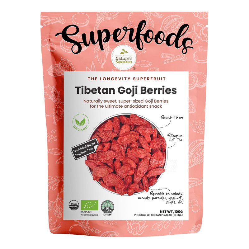 Superfoods Nature's Superfoods Organic Bites - Tibetan Goji Berries
