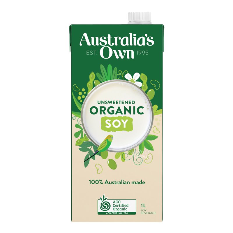 Australia'S Own Organic Soy Milk - Unsweetened