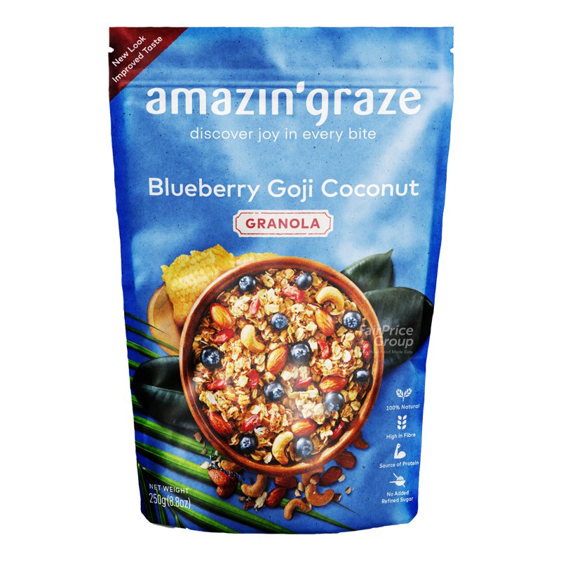 Amazin' Graze Granola - Blueberry Goji Coconut 250g